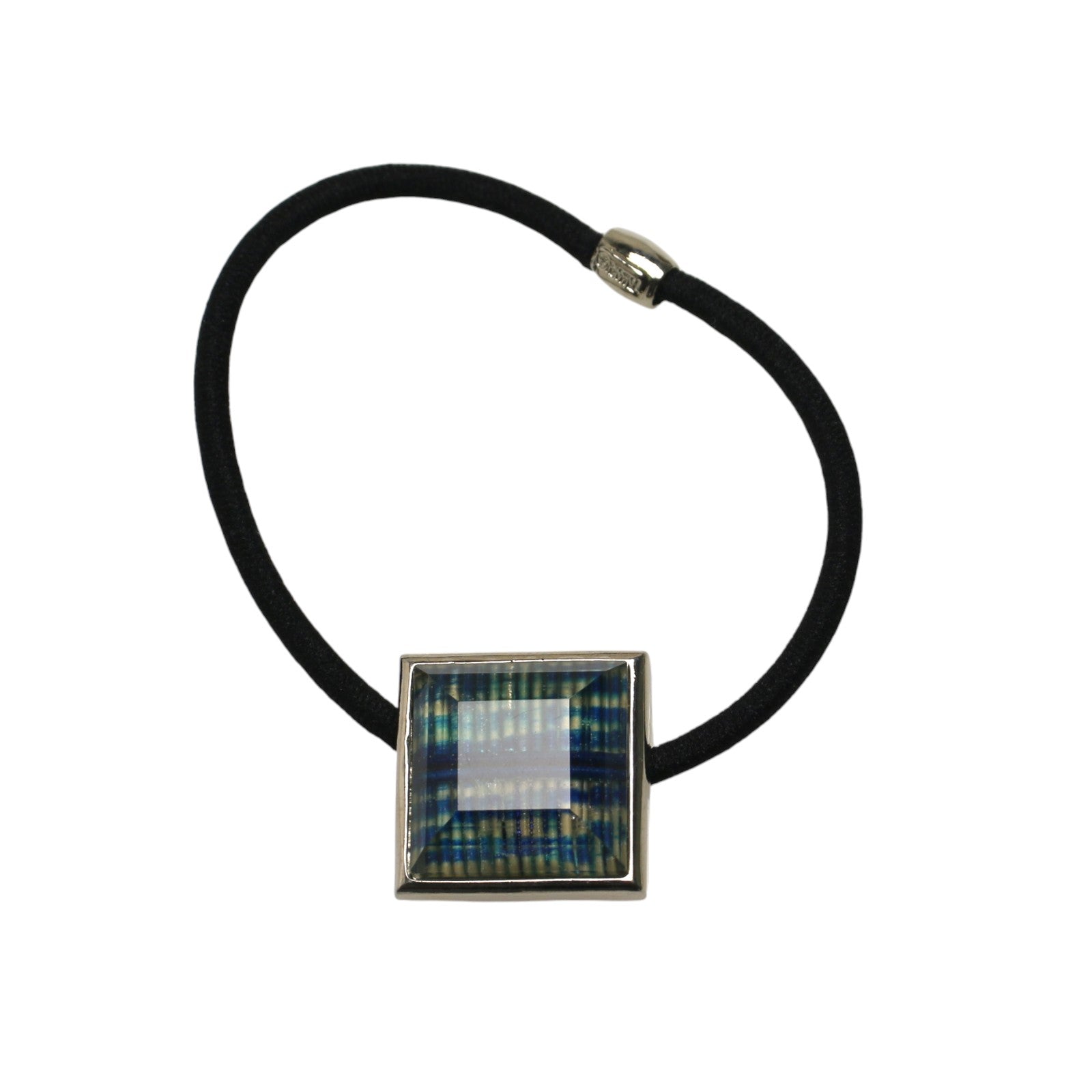 ヘアゴム 水引 青  四角 男女兼用 TAMARUSAN