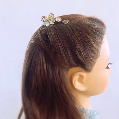 コーム 白 花 葉っぱ TAMARUSAN