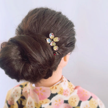 コーム 白 花 葉っぱ TAMARUSAN