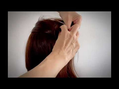 短いかんざし すみれ 花 ゴールド 黄色 辛子色