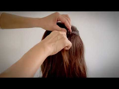 短いかんざし ゴールド ピンク 四角