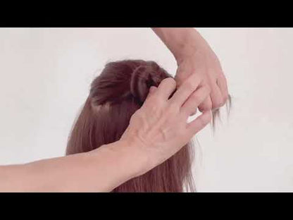 Uピン 花 レース 白