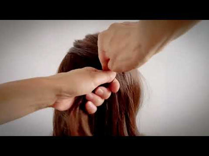 二股かんざし コサージュ 花 水色