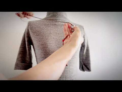 チェーンループタイ 花 ジャングル模様 マルチカラー