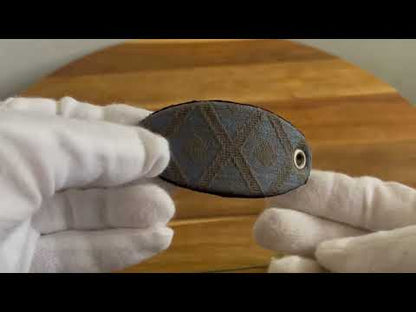 かんざしバレッタ ブルー 布 フェルト 紫陽花