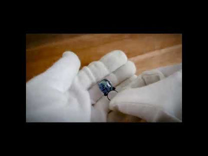 眼鏡ホルダーピンブローチ トランプ 青