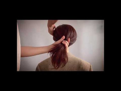 着せ替えかんざし マーブル模様 青 木製