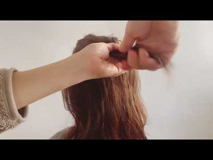 すごく短い かんざし 鹿の子 １点もの