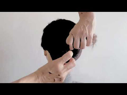 かんざし 白黒 亀甲 耳かき 和風