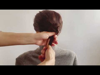 かんざし 恐竜 紫 短め