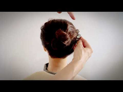 コーム 水色 アンティークカラー１点もの