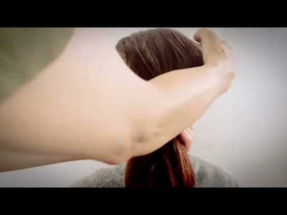 着せ替えかんざし 白黒 市松 木製