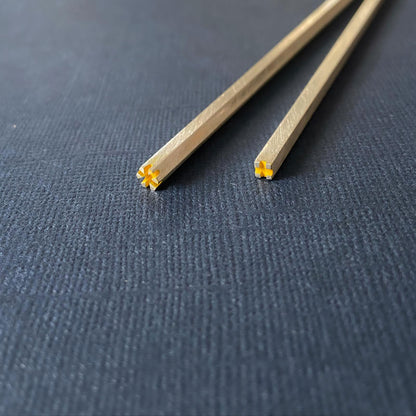 男のかんざし シルバー 925 黄色 TAMARUSAN