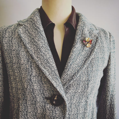 ブローチ 花 ピンク TAMARUSAN