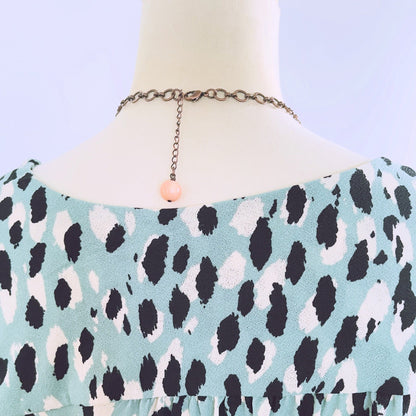 ネックレス ベージュ 珊瑚 バラ TAMARUSAN