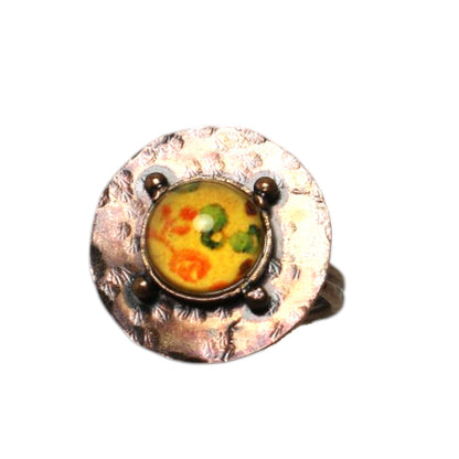 リング ベージュ バラの木 サイズ12号 指輪