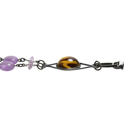 IDホルダー ネックストラップ 紫 ネックレス ネックストラップ