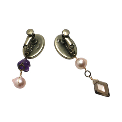 イヤリング 水色 ハート アマゾナイト TAMARUSAN