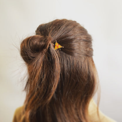 ミニコーム 赤 三角 すいか ヘアコーム