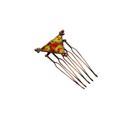 ミニコーム 赤 三角 すいか ヘアコーム