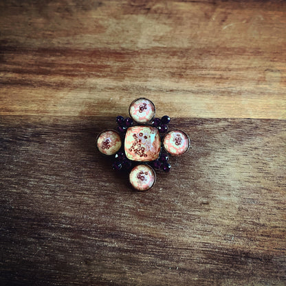 ブローチネックレス ピンク 梅 ２way TAMARUSAN