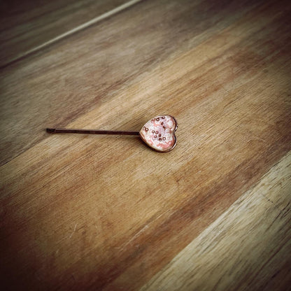 ヘアピン 梅 ピンク ハート 大人向け