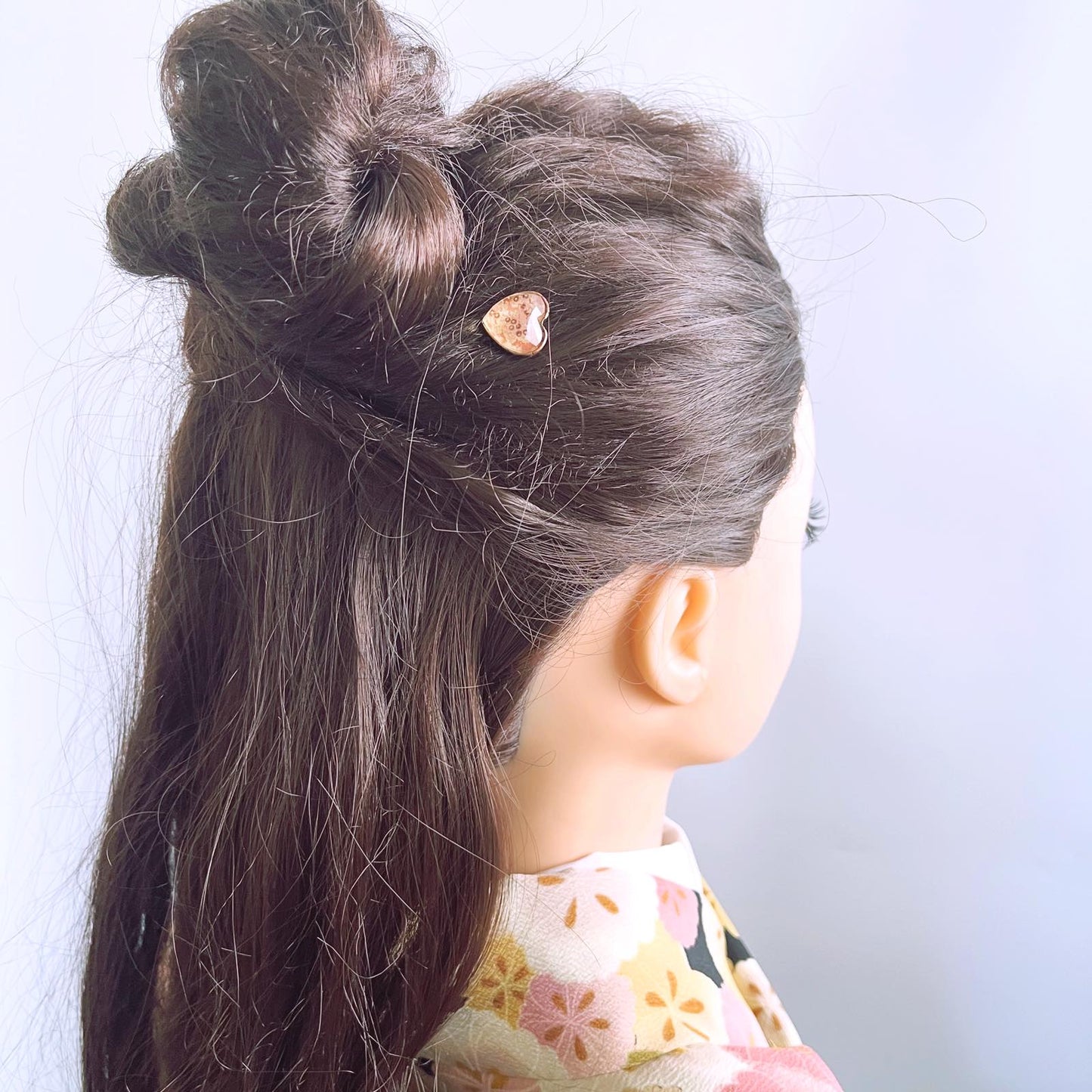 ヘアピン 梅 ピンク ハート 大人向け