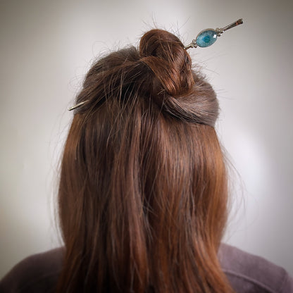 かんざし ブルー 梅 耳かき 和風 TAMARUSAN