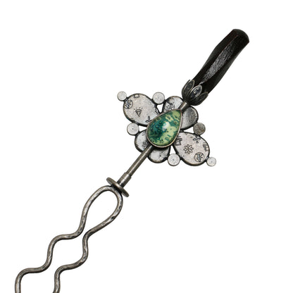 着せ替えかんざし ブルー 梅 着せ替えかんざし