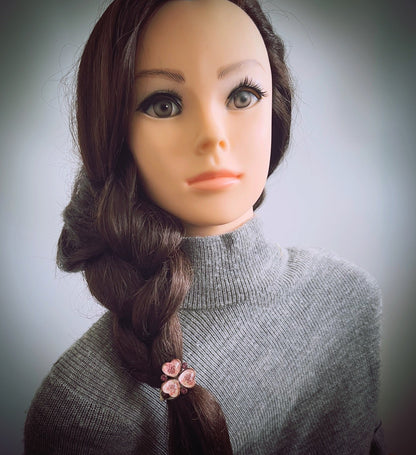 ヘアゴム 福梅 ピンク すみれ 大人 TAMARUSAN