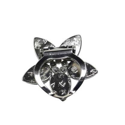 スカーフ留めクリップ 花 梅 水色 TAMARUSAN