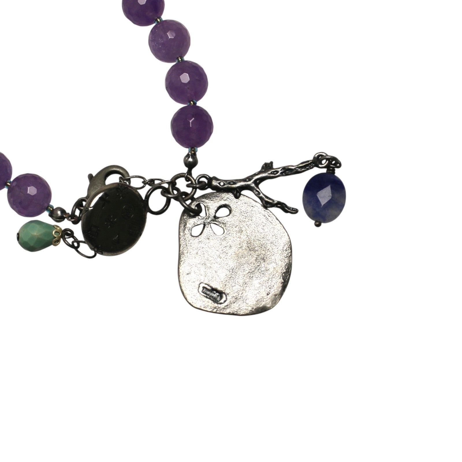 ブレスレット 渦 アメジスト 紫 TAMARUSAN