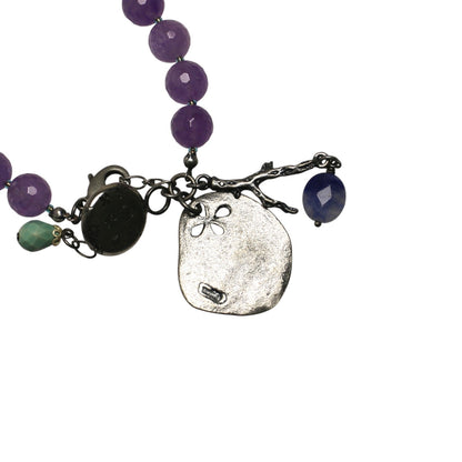 ブレスレット 渦 アメジスト 紫 TAMARUSAN