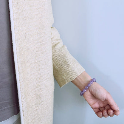 ブレスレット 渦 アメジスト 紫 TAMARUSAN