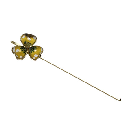 短いかんざし すみれ 花 ベージュ TAMARUSAN