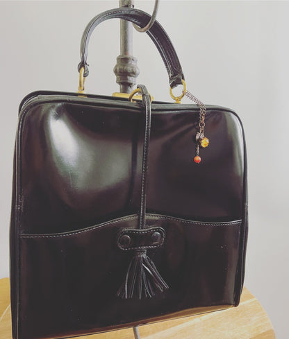 バッグチャーム フクロウ 猫 炭水パール TAMARUSAN