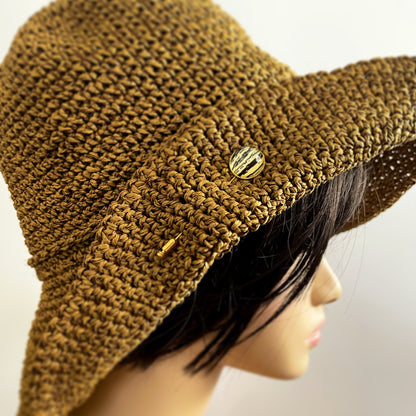 ハットピン 白黒 縞柄 男女兼用 金 ラペルピン