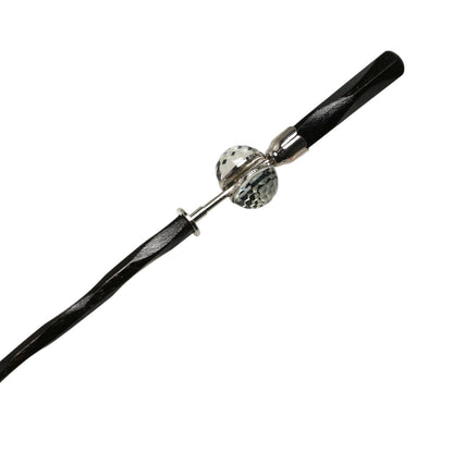 着せ替えかんざし 白黒 市松 木製 TAMARUSAN