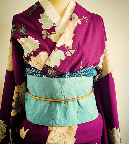 帯留 白黒 ハート モダン 帯留め