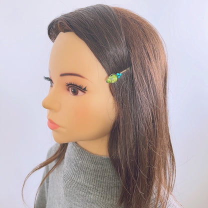 ヘアピン 緑 ユリ 和装 TAMARUSAN