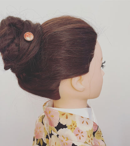 かんざし 水色 丸 イラスト TAMARUSAN