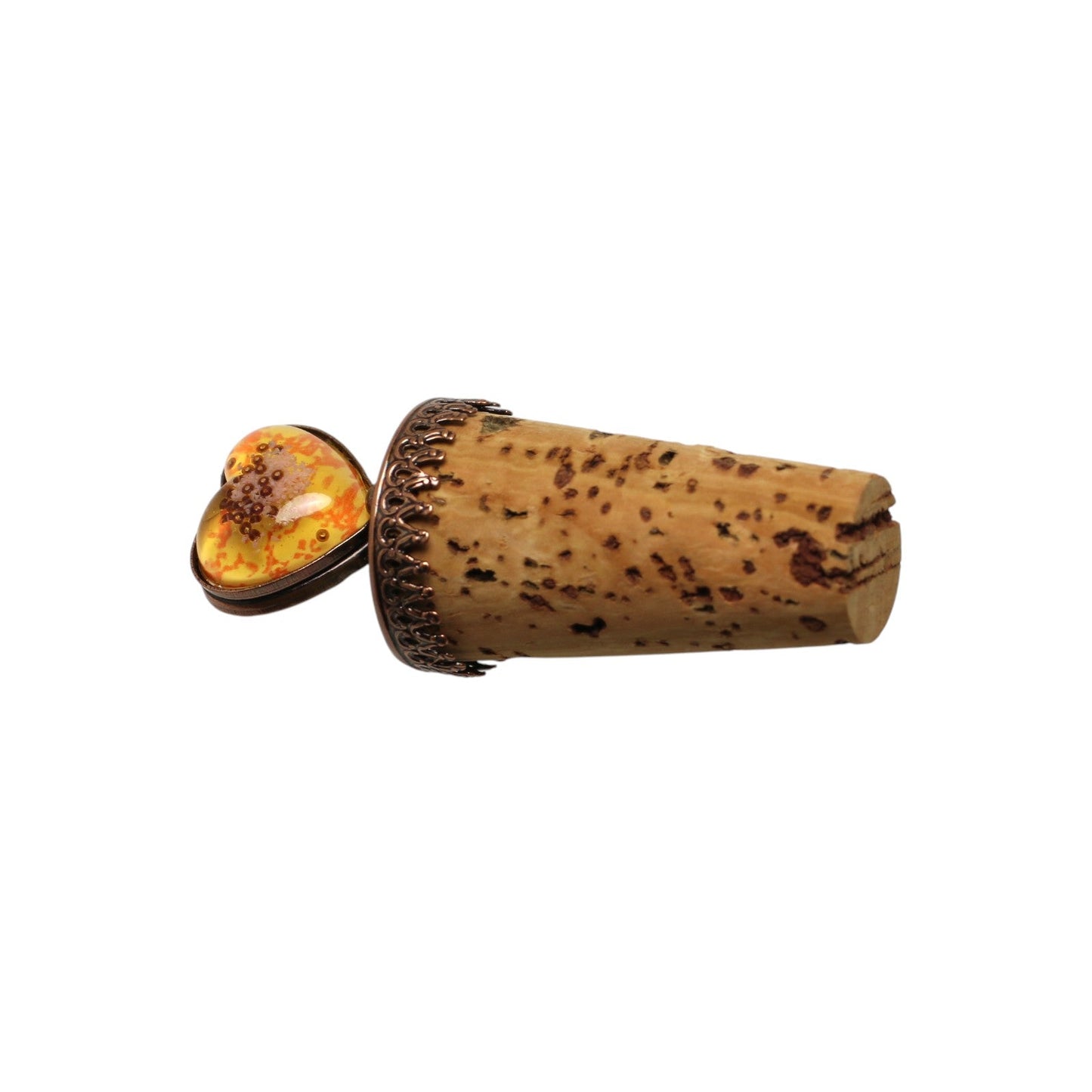 ワインコルク ハート 福梅 ピンク TAMARUSAN