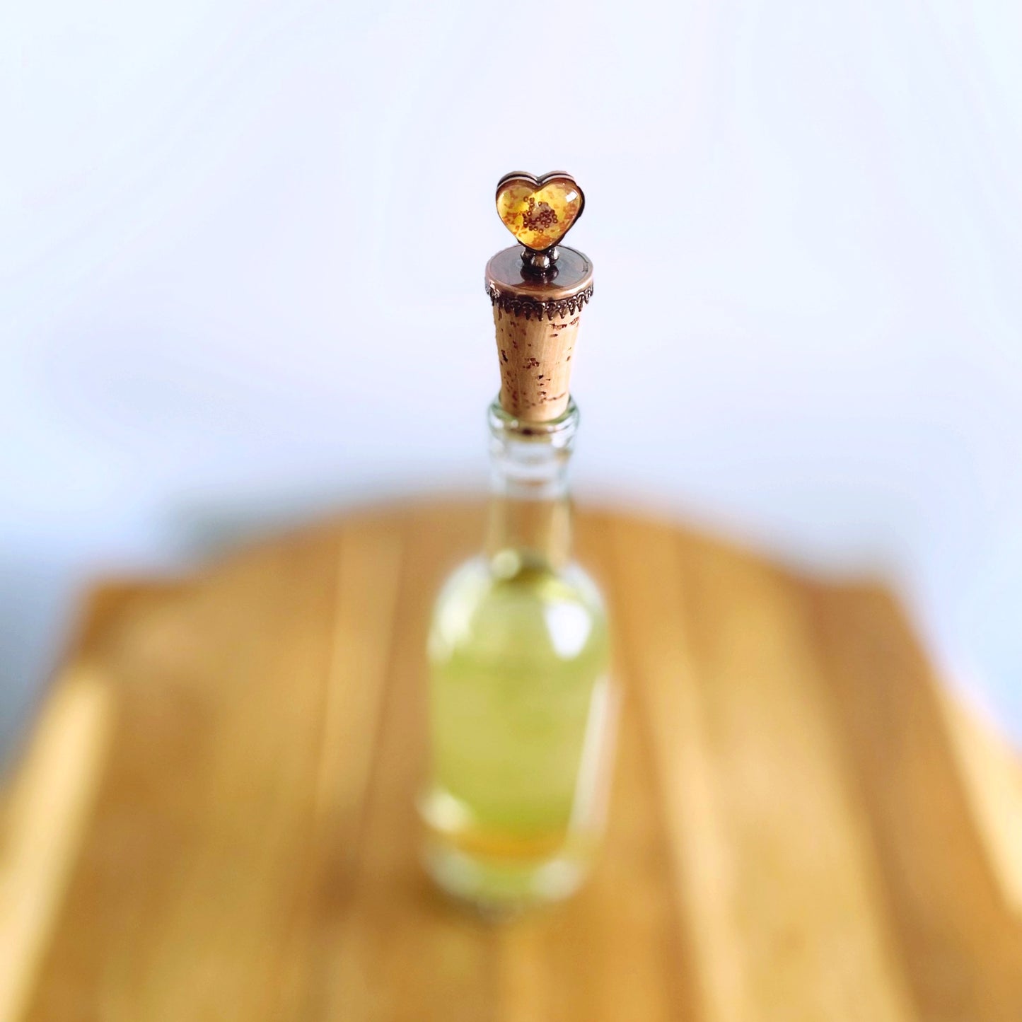 ワインコルク ハート 福梅 ピンク