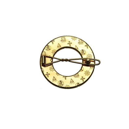 パッチン留め 赤 ドーナツ 大人 パッチン留め