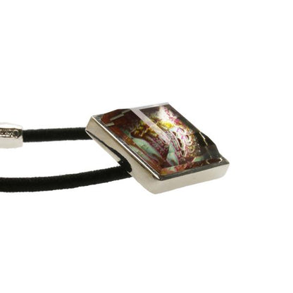 ヘアゴム 青 シンプル 四角 男女兼用 TAMARUSAN