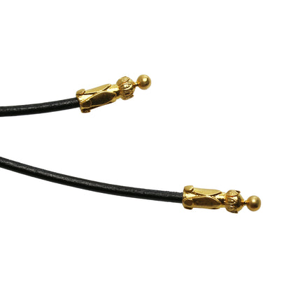 革紐ループタイ 24k 金 赤 男女兼用 TAMARUSAN