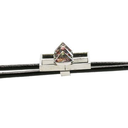 革紐ループタイ 青 クールビズ TAMARUSAN