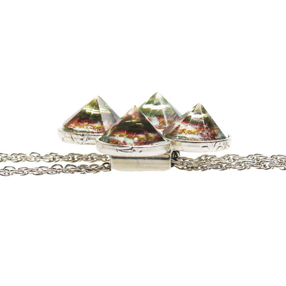 ネックレス ループタイ式 青 花 アメジスト TAMARUSAN