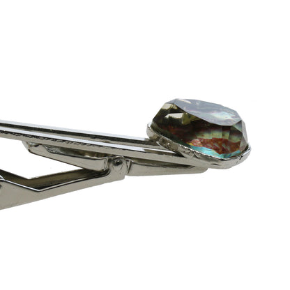 ネクタイピン ハート 水色 樹脂 ネクタイピン