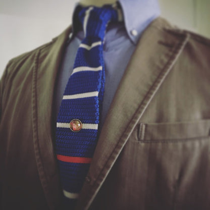 タイタックピン 赤 24k 丸 贈り物 TAMARUSAN